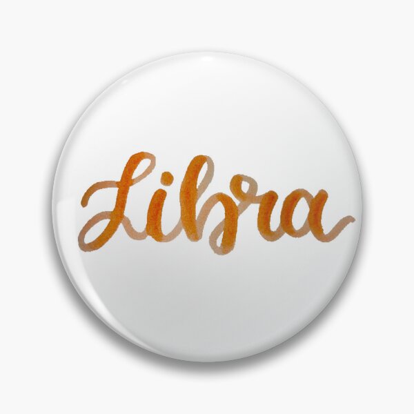 Item preview, "libra" zodiac brush lettering designed and sold by missgabby.