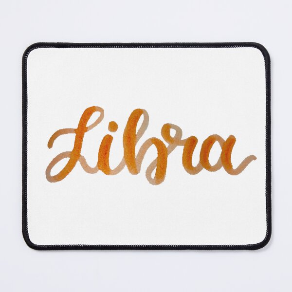 Item preview, "libra" zodiac brush lettering designed and sold by missgabby.