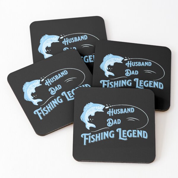 Item preview, Husband Dad Fishing Legend Light Blue Retro Vintage Fishing Lover designed and sold by Coffee Partee.