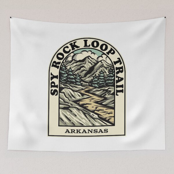 Aperçu de l'œuvre Spy Rock Loop Trail Arkansas hiking backpacking trail créée et vendue par HalpinDesign.
