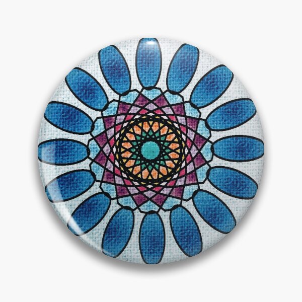 Item preview, Southwest Textured Kaleidoscope Flower designed and sold by SeraWing.
