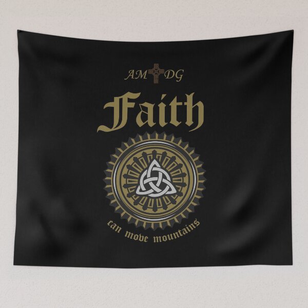 Item preview, Faith Can Move Mountains designed and sold by ThirdFall.