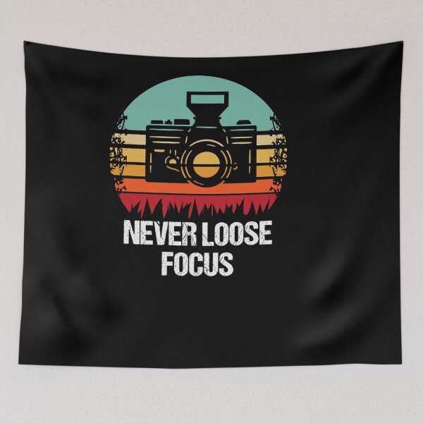 Item preview, NEVER LOOSE FOCUS PHOTOGRAPHER designed and sold by sobriowslen.