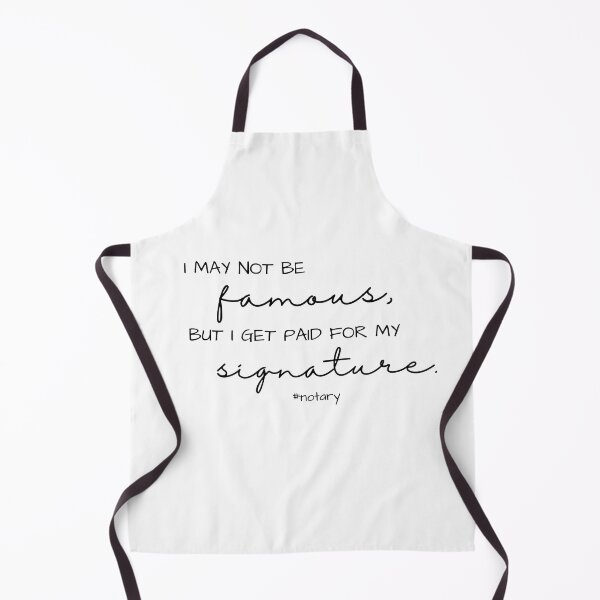 Item preview, Notary Public Famous Signature designed and sold by funtshirtshop.