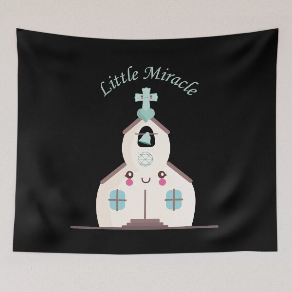 Item preview, Little Miracle Cute Smiling Church  designed and sold by ThirdFall.