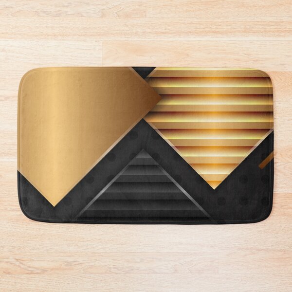 Item preview, Abstract gold and black designed and sold by FGCART.