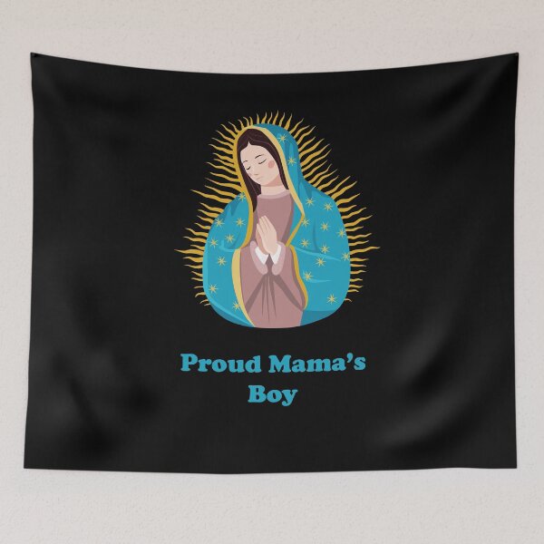 Item preview, Proud Mama's Boy Blessed Virgin Mary designed and sold by ThirdFall.