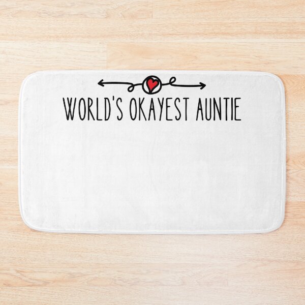 Item preview, Aunt Gift, Worlds Okayest Auntie, Comfy & Cozy Unisex , Gift for Women, Holiday Gift designed and sold by kingstorre.
