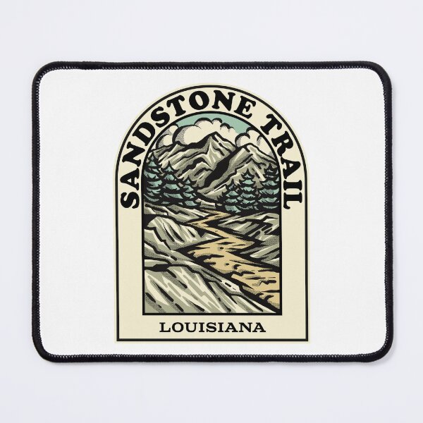 Aperçu de l'œuvre Sandstone Trail Louisiana hiking backpacking trail créée et vendue par HalpinDesign.