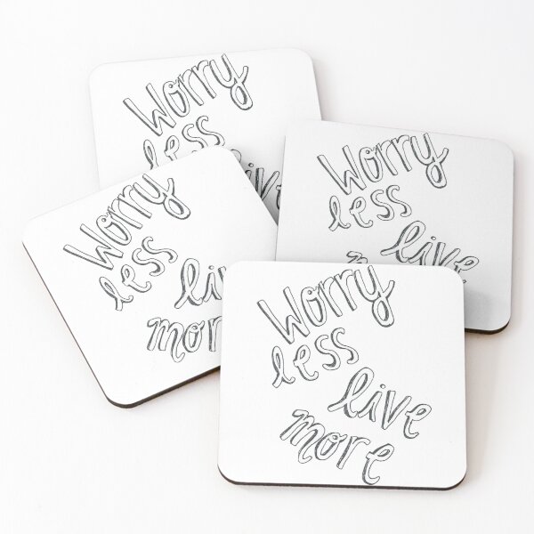 Item preview, Worry Less Live More designed and sold by kittiescuties.