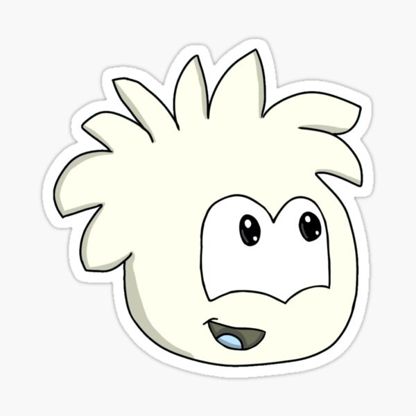 Club Penguin White Puffle