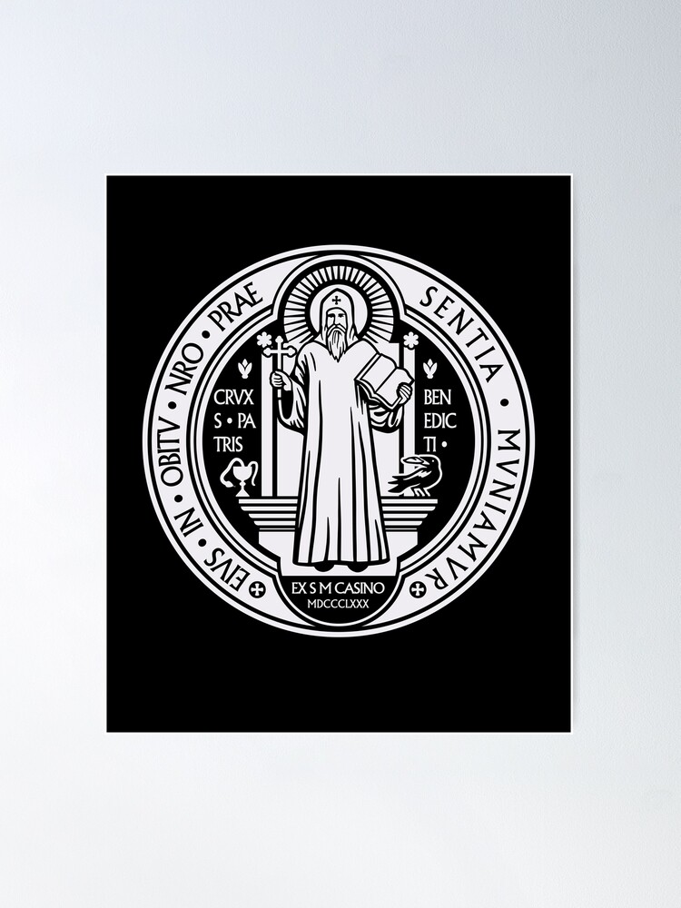 St. Benedict Medal Leather Tray