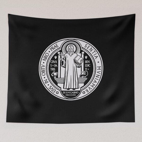 Item preview, St Benedict Medal Front Catholic designed and sold by ThirdFall.