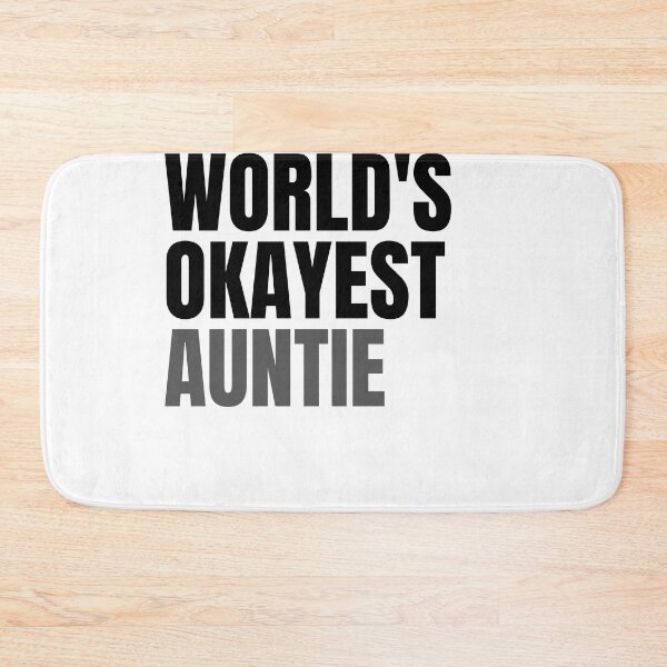 Item preview, Aunt Gift, Worlds Okayest Auntie, Comfy & Cozy Unisex , Gift for Women, Holiday Gift designed and sold by kingstorre.