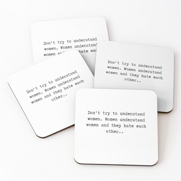 Item preview, Don't try to understand women... Al Bundy Quote designed and sold by ManCardDesigns.