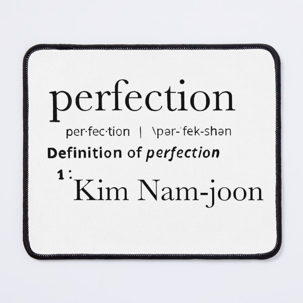 Item preview, Perfection: Kim Nam-joon designed and sold by MaryAreWe.