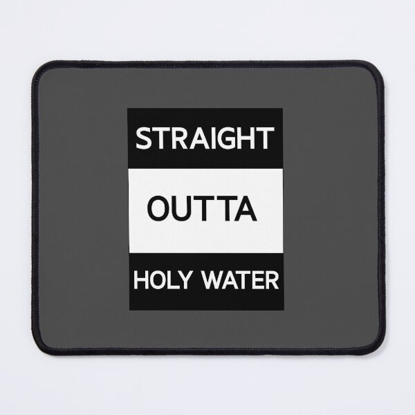 Item preview, Straight Outta Holy Water Funny Baptism designed and sold by ThirdFall.
