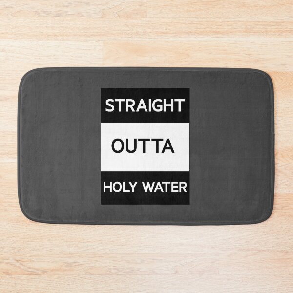 Item preview, Straight Outta Holy Water Funny Baptism designed and sold by ThirdFall.