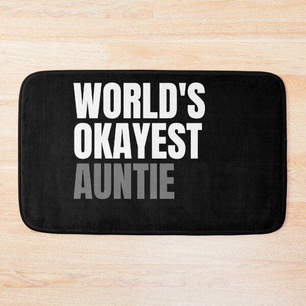 Item preview, Aunt Gift, Worlds Okayest Auntie, Comfy & Cozy Unisex , Gift for Women, Holiday Gift designed and sold by kingstorre.