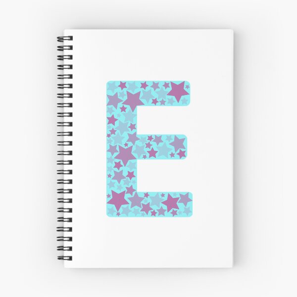 Item preview, Large Starry Blue Letter E With Purple Stars designed and sold by debmund.