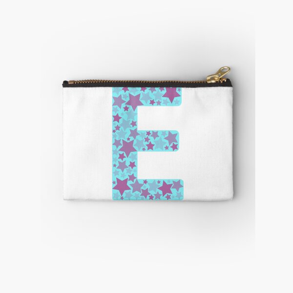 Item preview, Large Starry Blue Letter E With Purple Stars designed and sold by debmund.