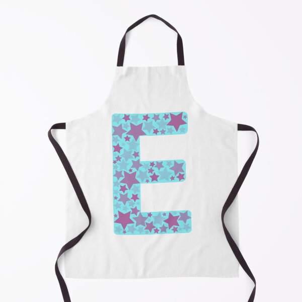 Item preview, Large Starry Blue Letter E With Purple Stars designed and sold by debmund.