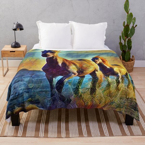 Item preview, Horses Galloping On the Shore designed and sold by No1Equestrian.