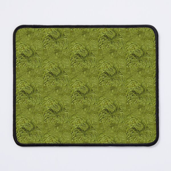 Item preview, Composition with green flowers Green Yellow bright pattern designed and sold by MariDaniArt.