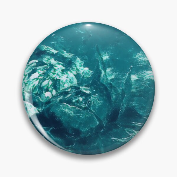 Item preview, Composition with turquoise flowers Turquoise blue pattern designed and sold by MariDaniArt.