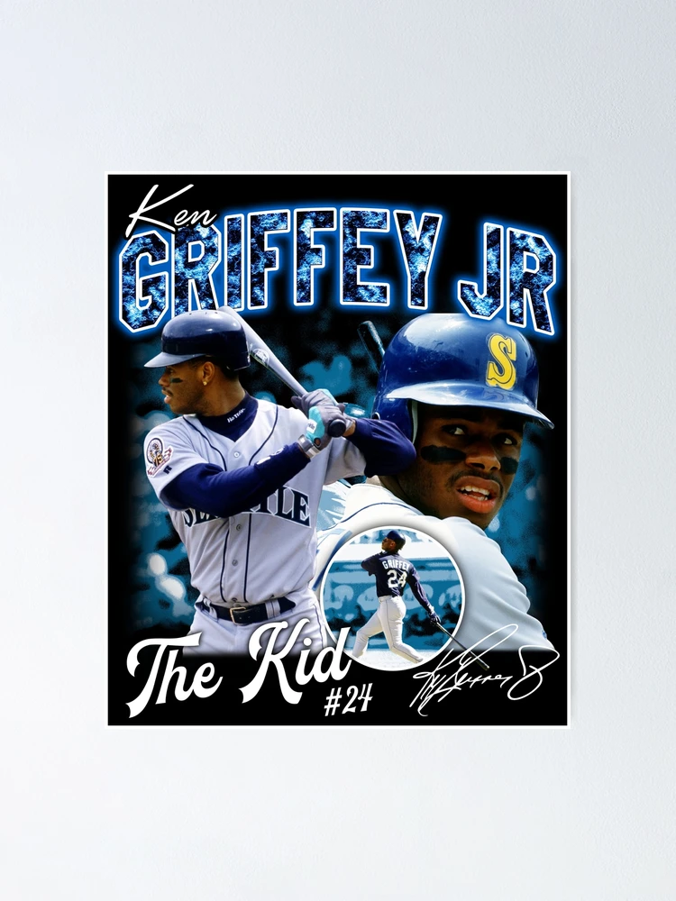 Ken Griffey Jr The Kid Seattle Baseball Legend Signature Vintage
