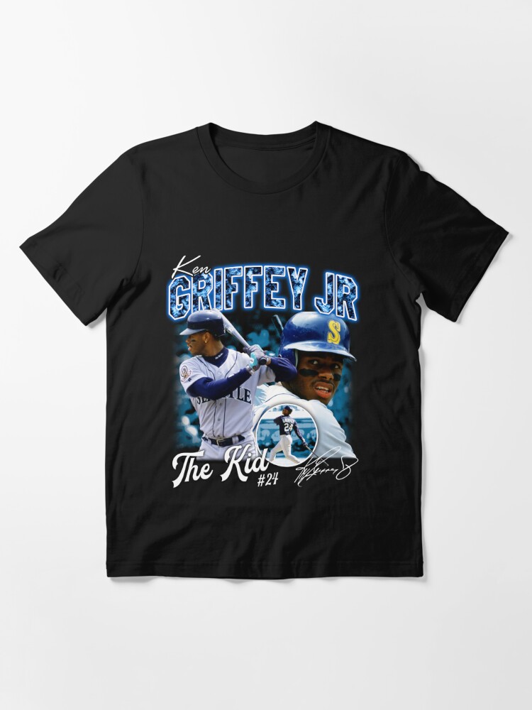 Ken Griffey Jr The Kid Seattle Baseball Legend Signature Vintage Retro 80s  90s Bootleg Rap Style Essential T-Shirt for Sale by EllenMitchell