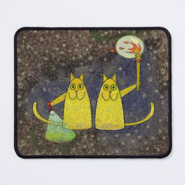 Item preview, AMERICAN CAT & ENGLISH CAT designed and sold by Jean Gregory Evans.