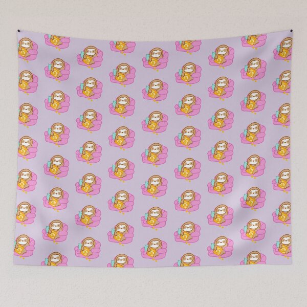 Item preview, Cute Sloth Couch Potato designed and sold by theslothinme.