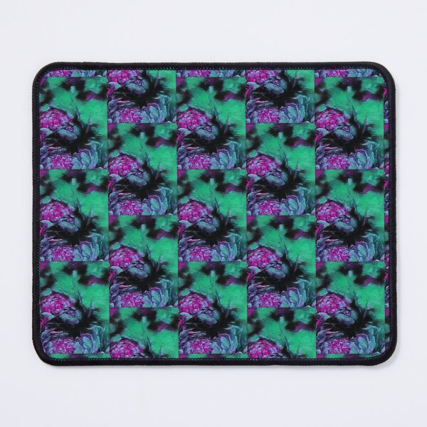 Item preview, Composition with flowers Green, black and red pattern designed and sold by MariDaniArt.