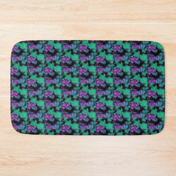 Item preview, Composition with flowers Green, black and red pattern designed and sold by MariDaniArt.