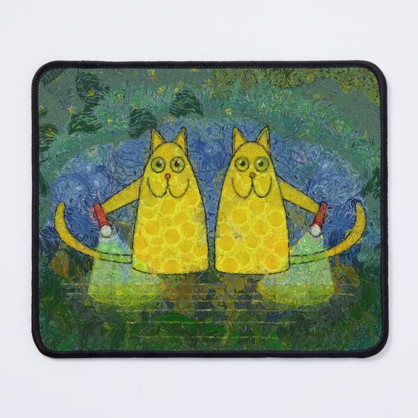 Item preview, AMERICAN CATS WITH FLASHLIGHTS designed and sold by Jean Gregory Evans.