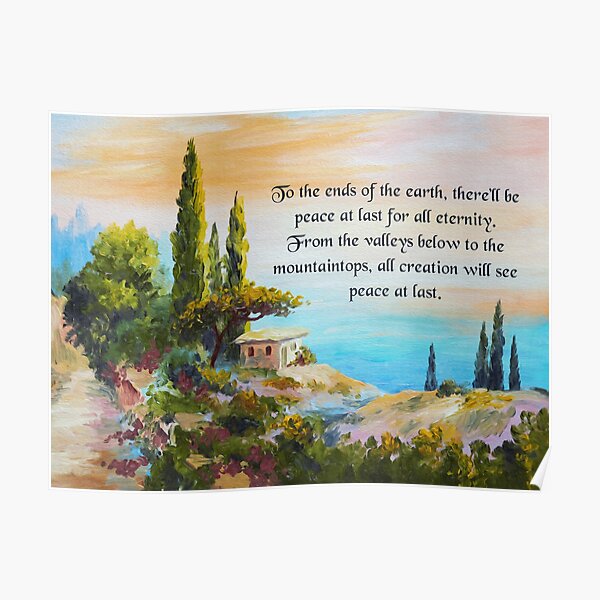 Peace at Last! (Seascape) Poster