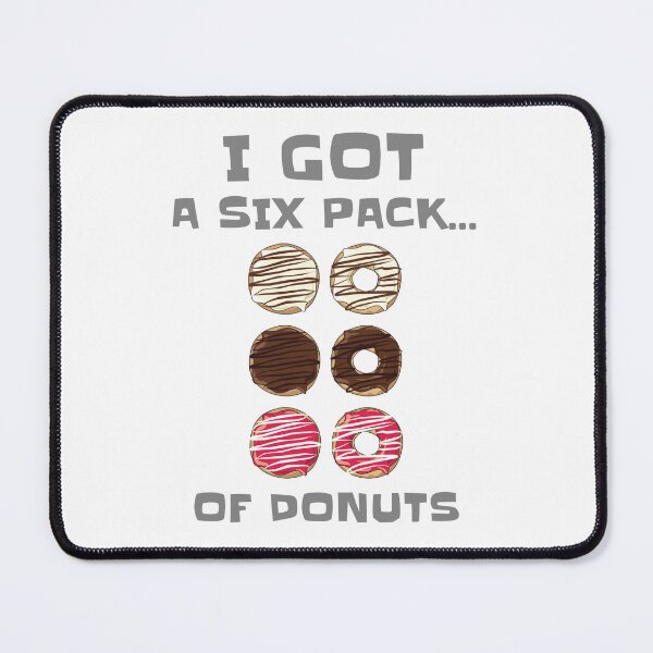 Item preview, Six Pack Of Donuts Grey - Funny Gym designed and sold by GymWearDepot.