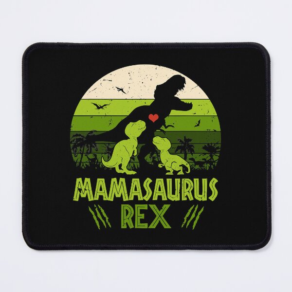 Item preview, Vintage Retro 2 Kids Mamasaurus Rex Dinosaur Lover Gift designed and sold by HugheDemeyer.