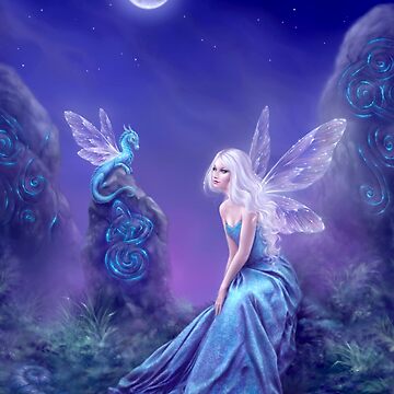 Artwork thumbnail, Luminescent Fairy & Dragon Art by silverstars