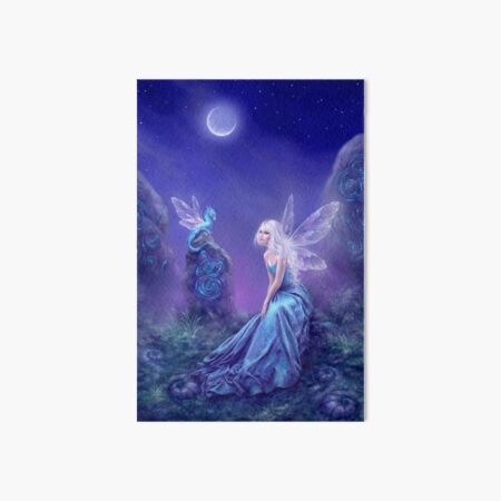 Luminescent Fairy & Dragon Art Art Board Print