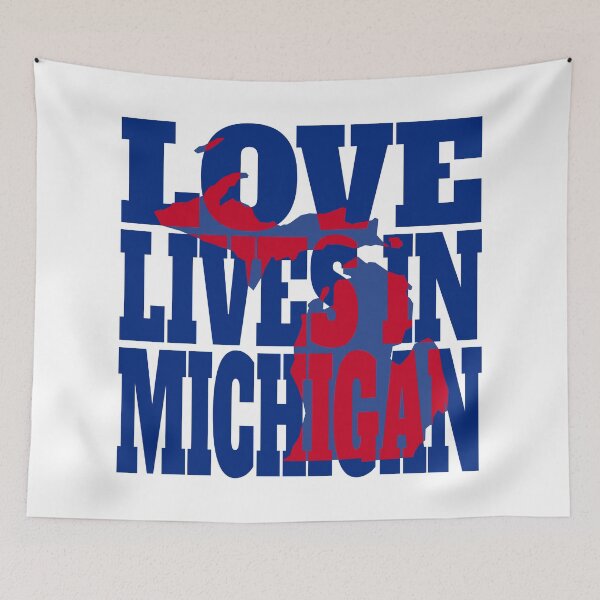 Item preview, Love Lives in Michigan designed and sold by DonDota.