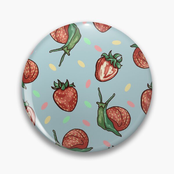Item preview, Strawberry Snails Pattern designed and sold by ToothAndSnail.