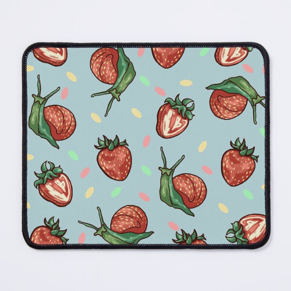 Item preview, Strawberry Snails Pattern designed and sold by ToothAndSnail.