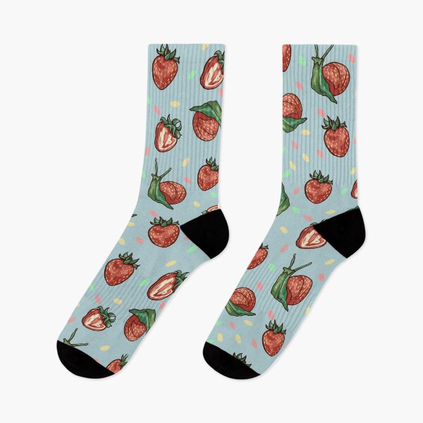 Item preview, Strawberry Snails Pattern designed and sold by ToothAndSnail.