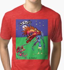 The Cow Jumped Over the Moon Tri-blend T-Shirt