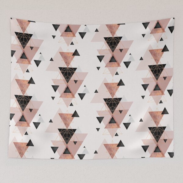 Item preview, Geometric in blush and rose gold designed and sold by UrbanEpiphany.