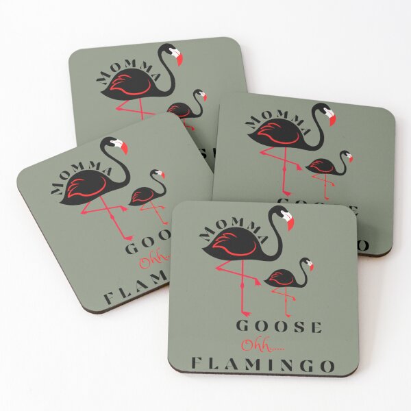 Item preview, funny and eye catching momma goose oh flamingo design      designed and sold by LullaBaby.