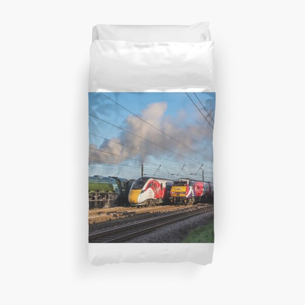 4 Trains Duvet Cover