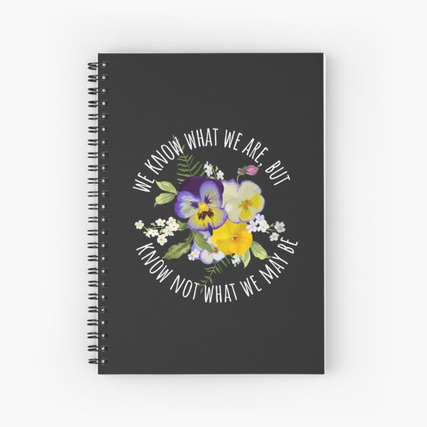 Item preview, William Shakespeare Hamlet Quote, We know what we are, but know not what we may be designed and sold by violet-hope.